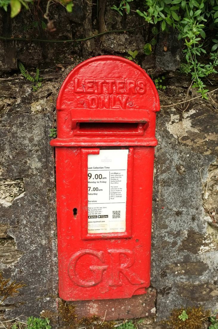 A letters-only postbox