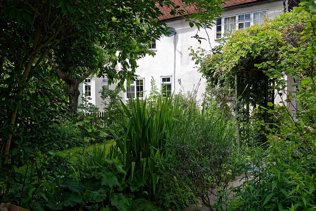 A cottage garden in Essex, England