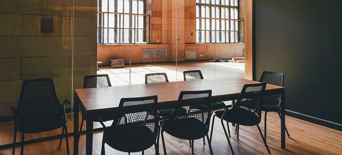 A small conference room